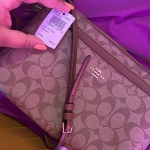 Coach Signature Canvas EW Pop Crossbody Bag F58316